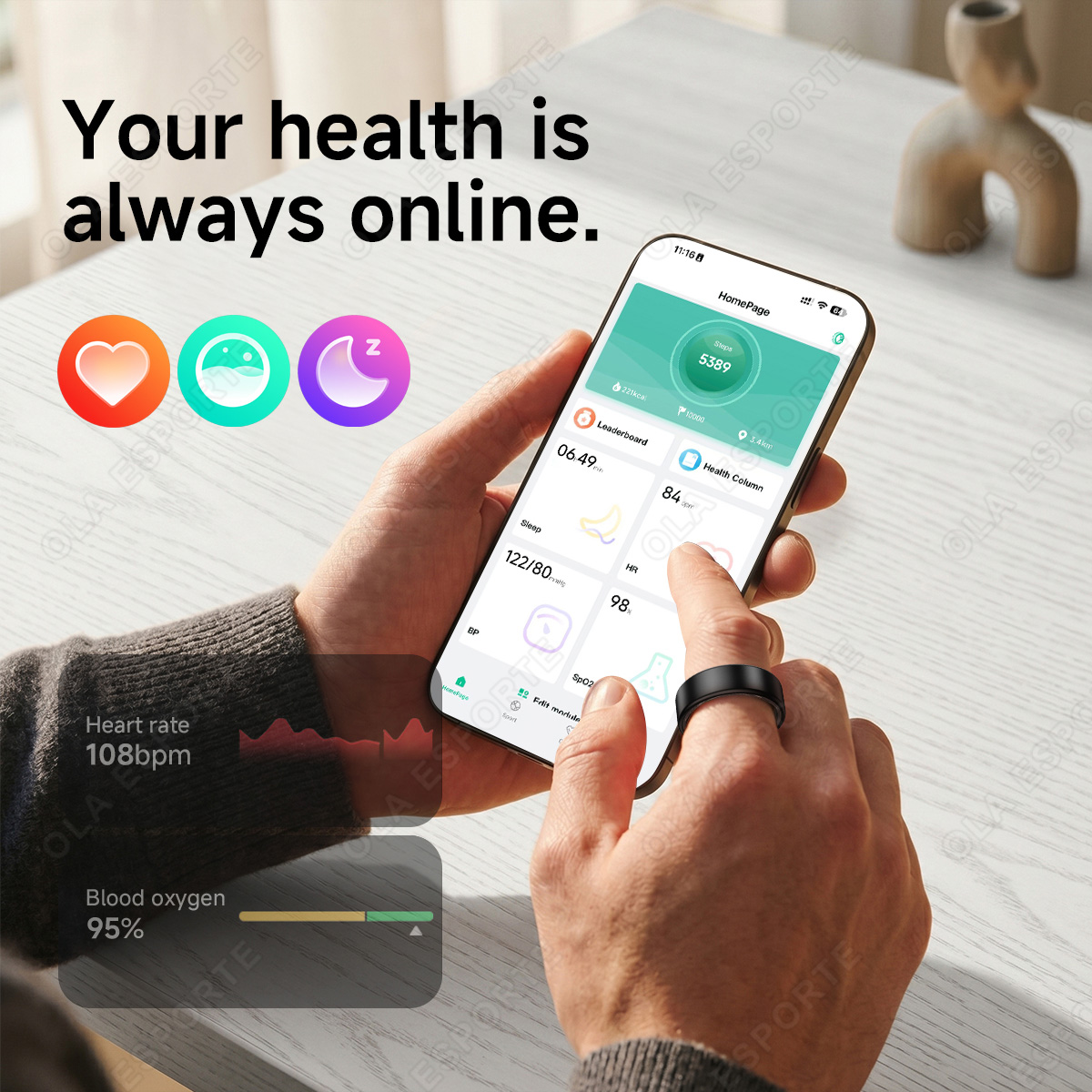 R10 Smart Ring with Charging C - Health Monitors ulasan dan harga