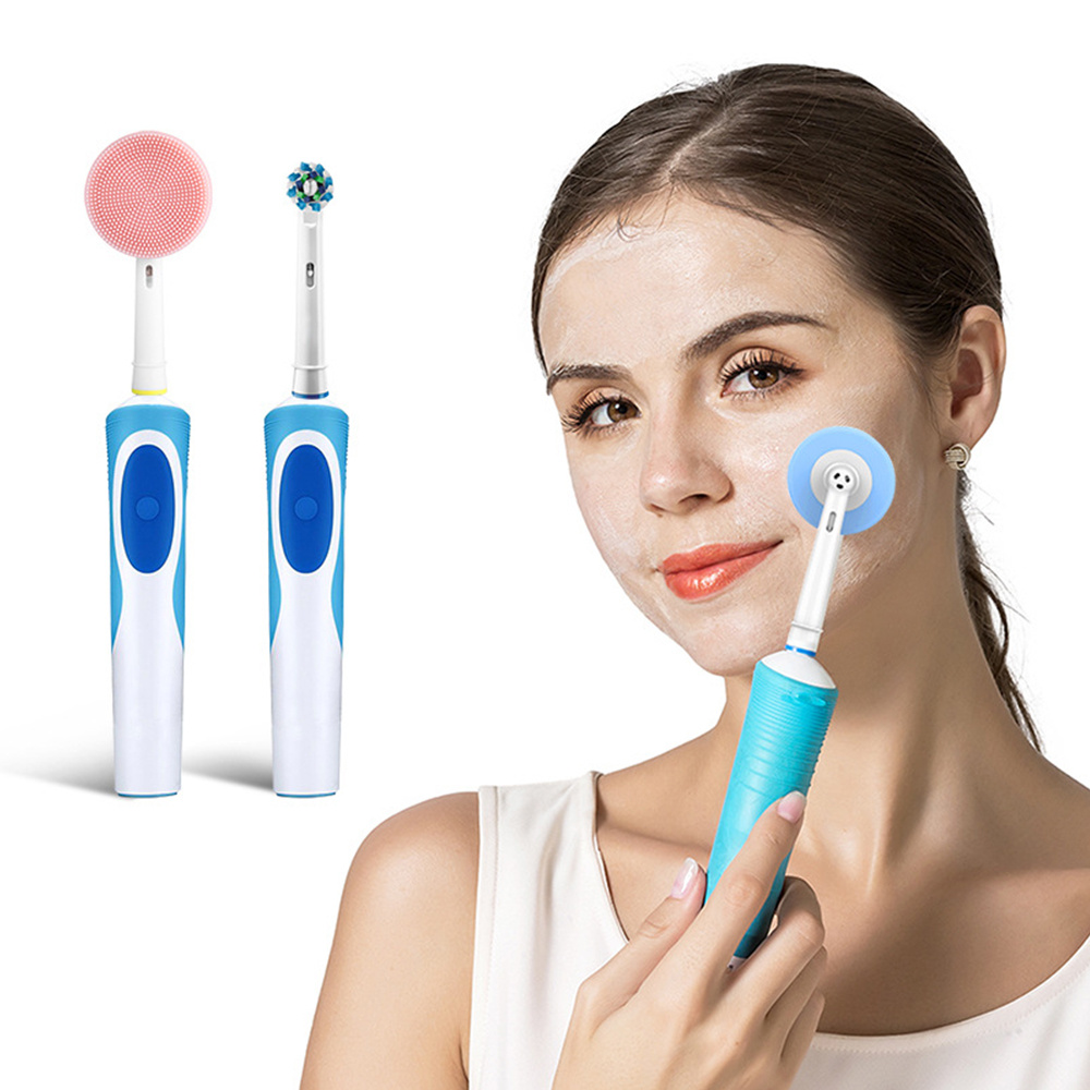 Facial Cleansing Brush Replace - Silicone Face Scrubber Electric ulasan dan harga
