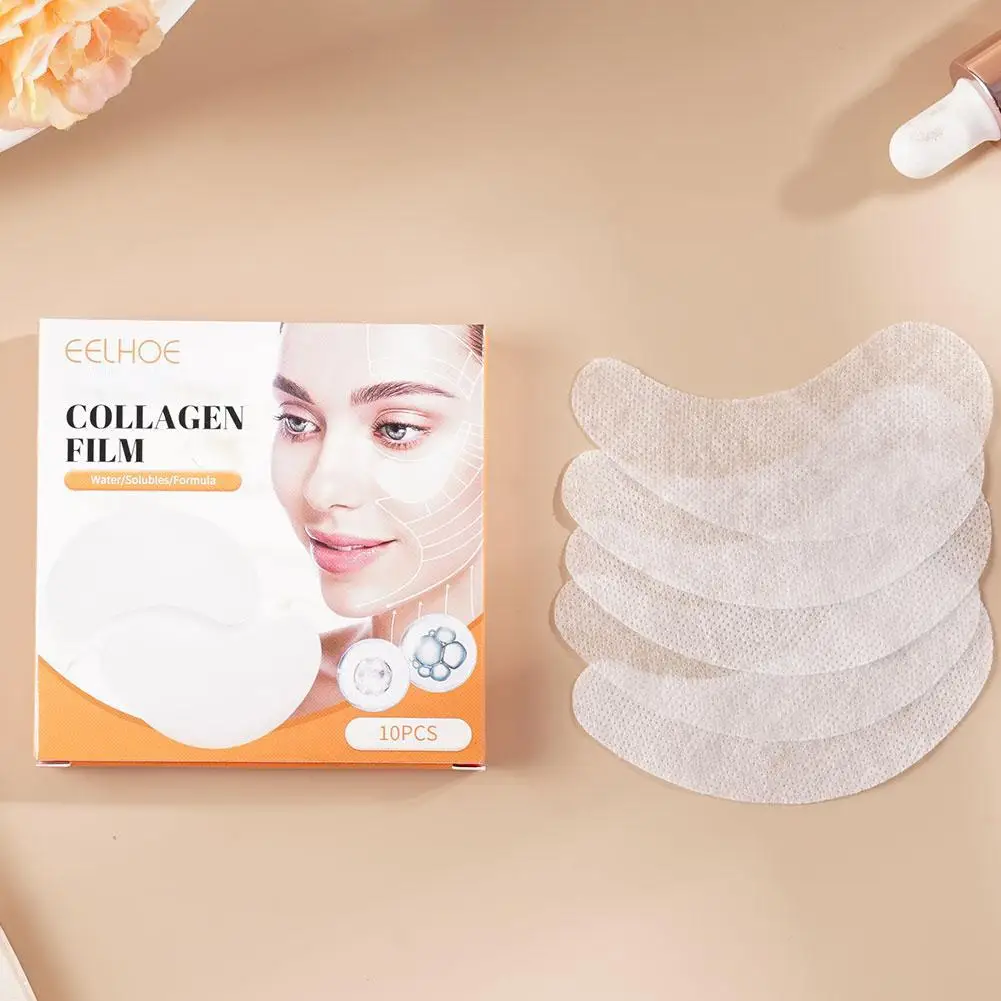 5/10Pairs Collagen Soluble Fil - Collagen Under Eye Patches ulasan dan harga