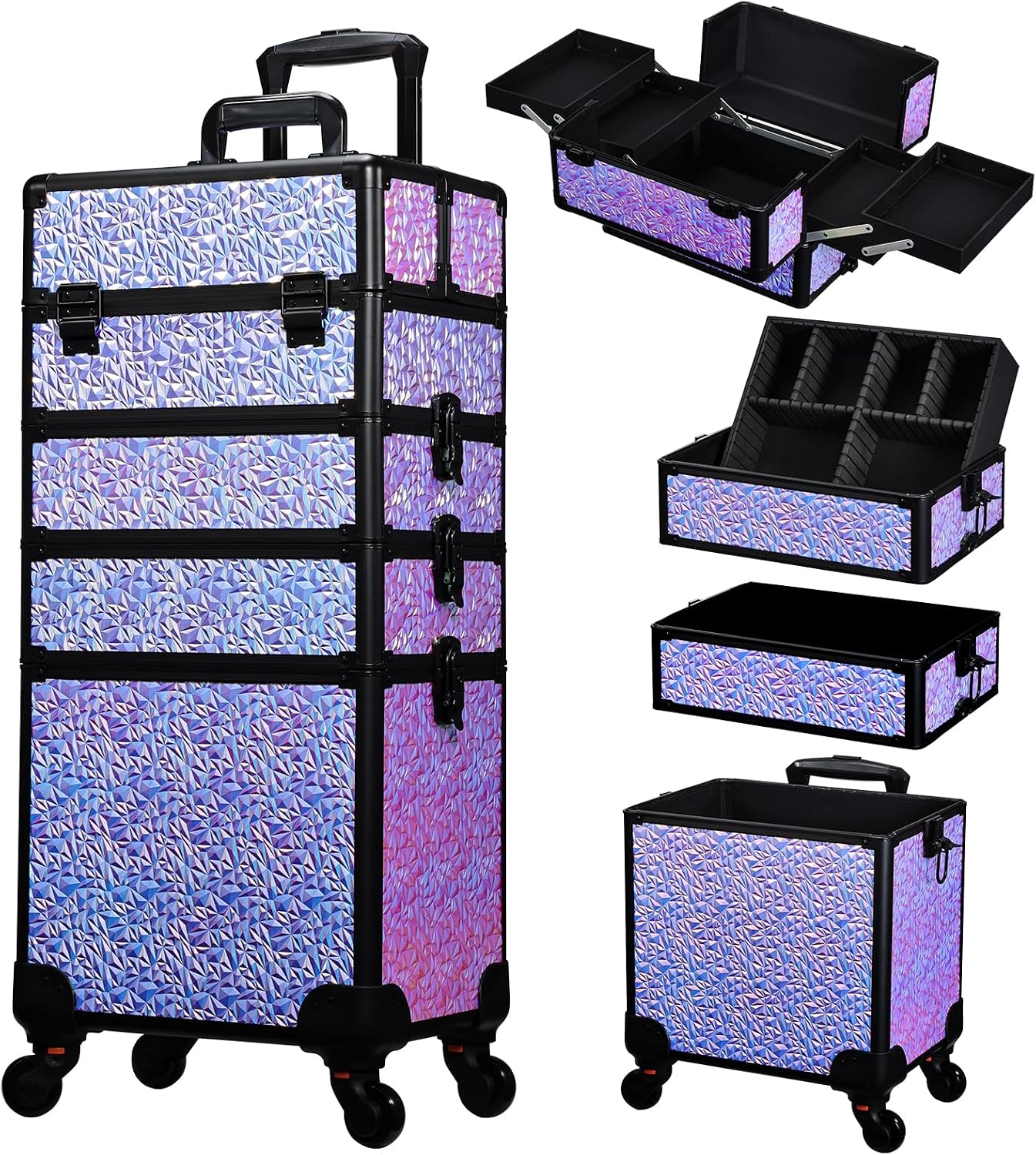 Rolling Makeup Train Case, Lar - Makeup ulasan dan harga