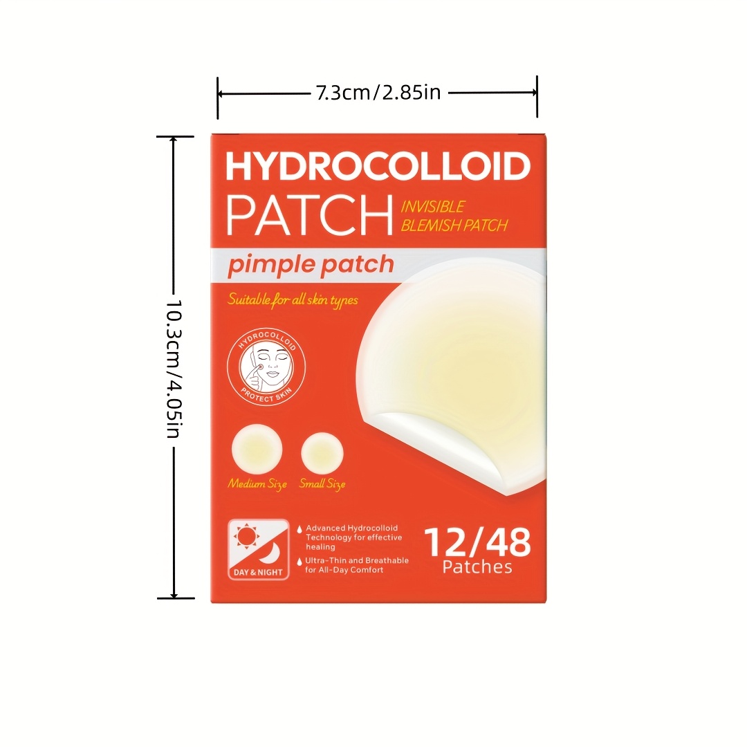 48 PCS Hydrocolloid Acne Patch - Hydrocolloid Pimple Patch ulasan dan harga