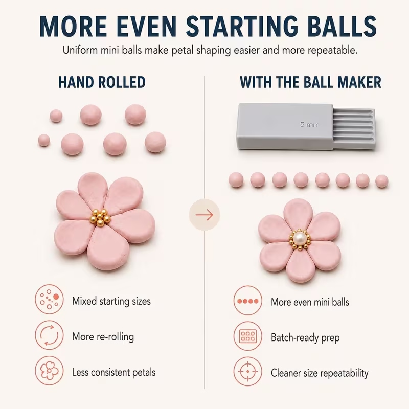 3D Print Clay Gel Ball Maker T - Nail Art ulasan dan harga