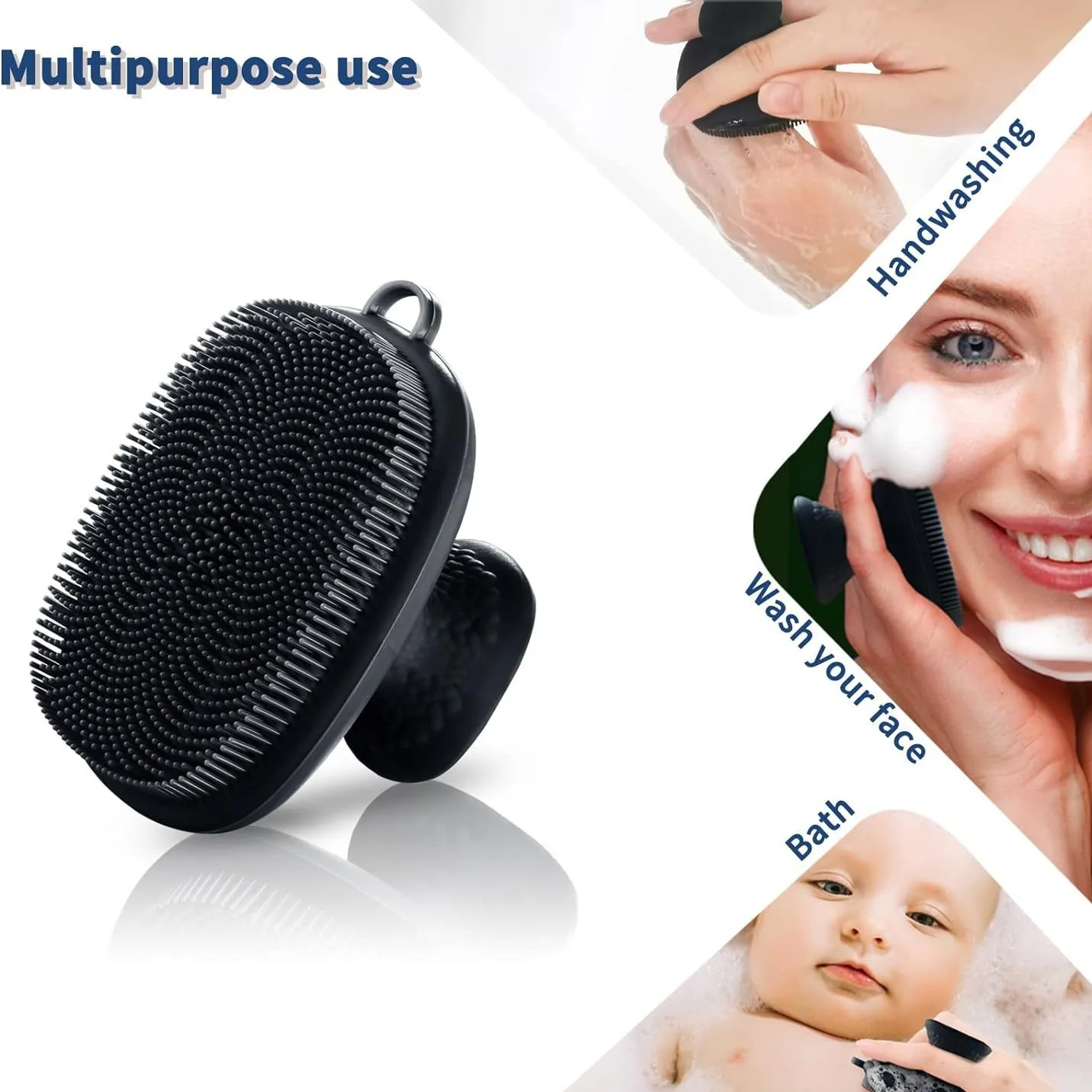 Silicone Face Scrubber for Men - Silicone Face Scrubber Electric ulasan dan harga