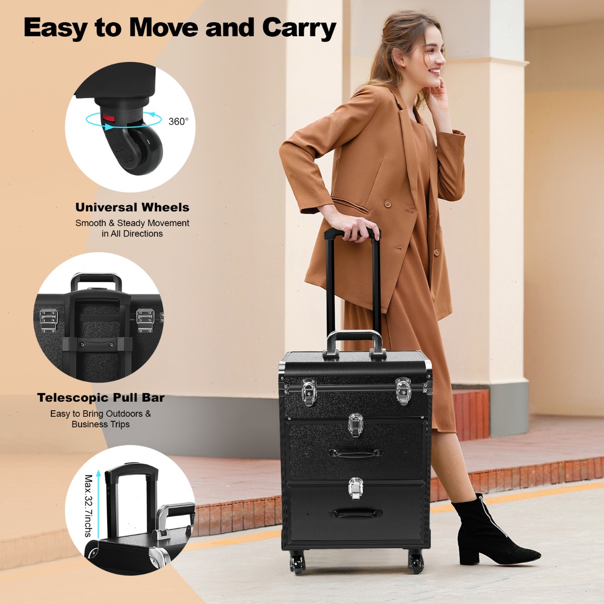 Professional Makeup Train Case - Makeup ulasan dan harga