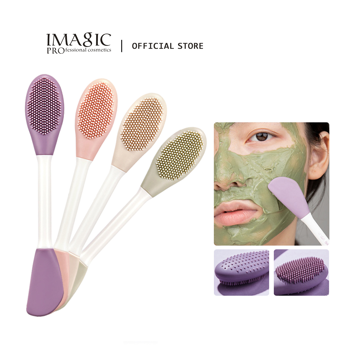 IMAGIC Silicone Facial Cleansi - Silicone Face Scrubber Electric ulasan dan harga