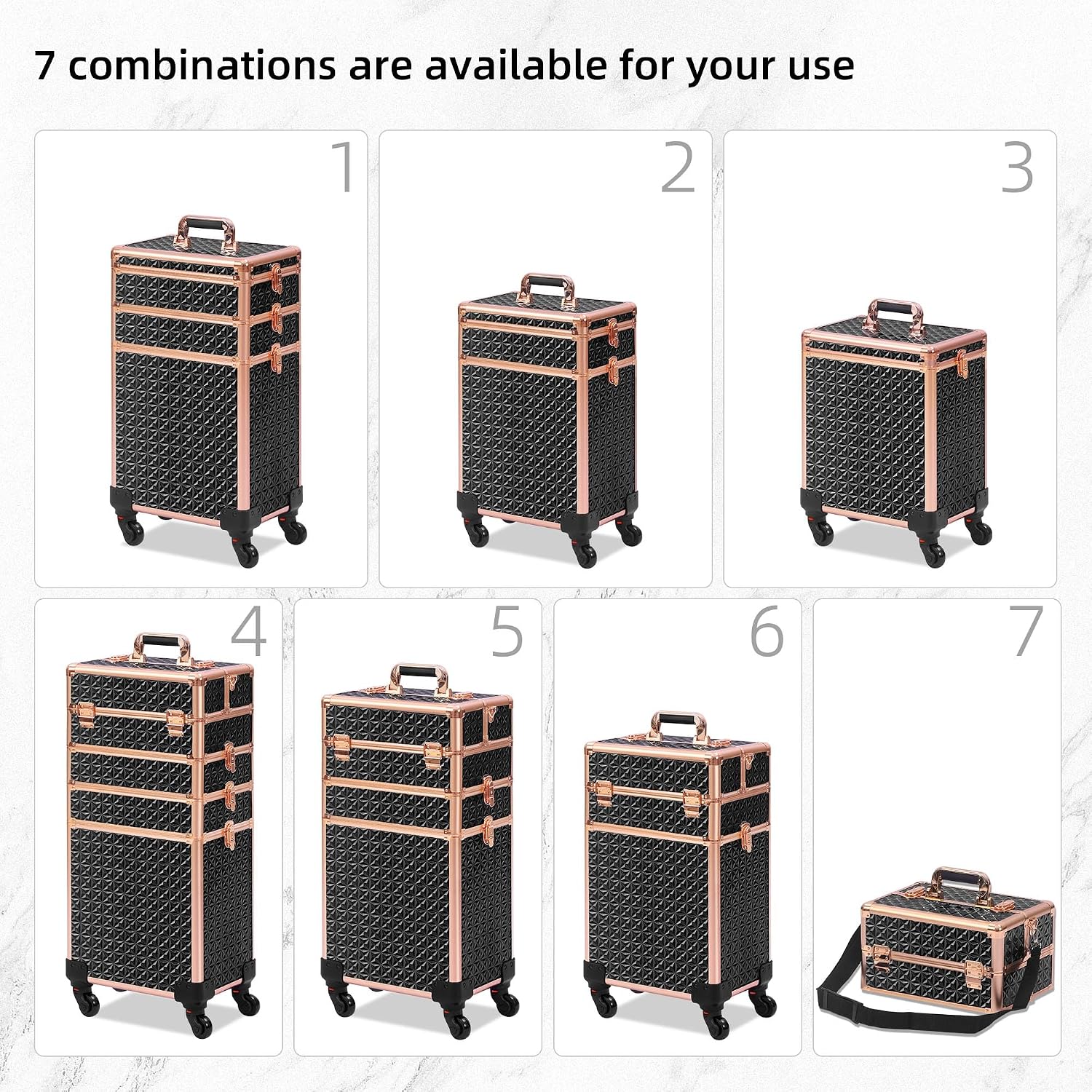 Rolling Makeup Case Makeup Tra - Makeup ulasan dan harga