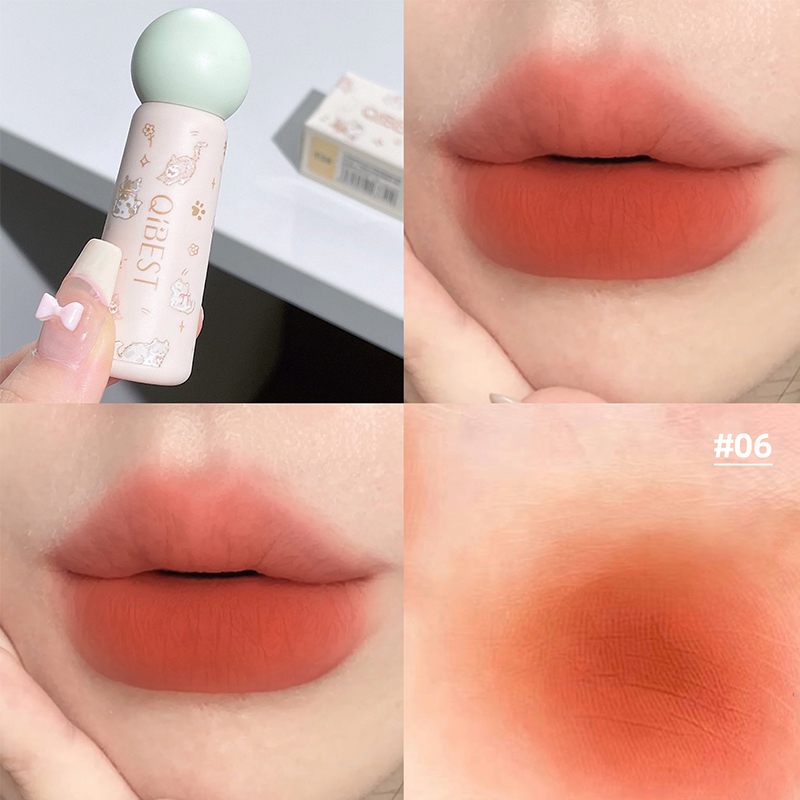 QIBEST Cute Velvet Matte Lip M - Matte Velvet Lip Tint Long Lasting ulasan dan harga
