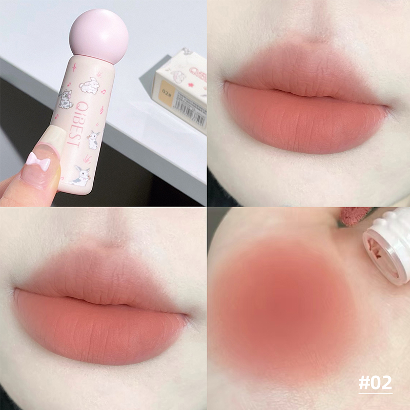 QIBEST Cute Velvet Matte Lip M - Matte Velvet Lip Tint Long Lasting ulasan dan harga
