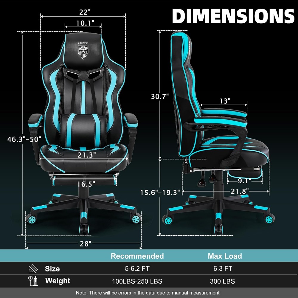 Ergonomic Gaming Chairs with F - Massage ulasan dan harga