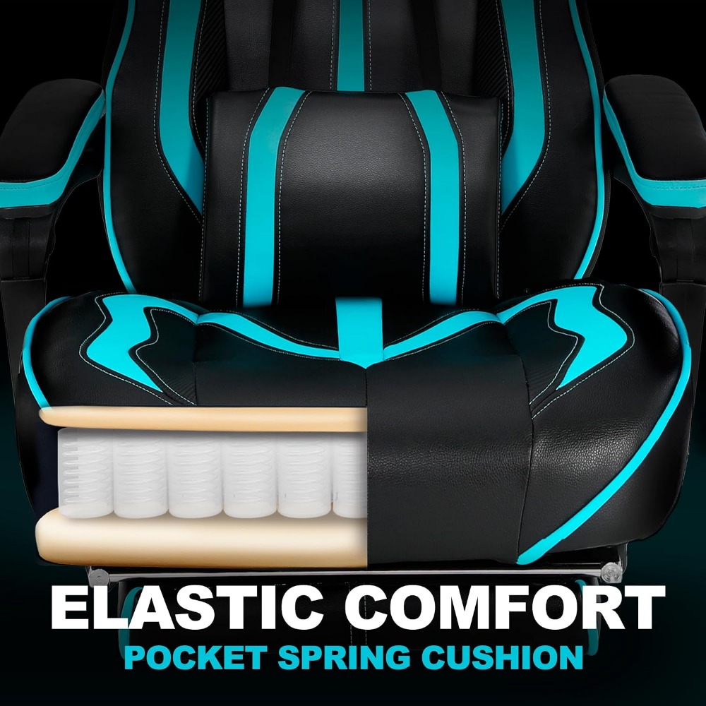 Ergonomic Gaming Chairs with F - Massage ulasan dan harga