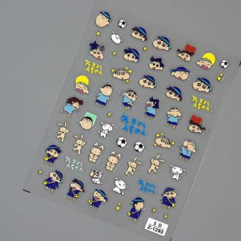 Crayon Shin-chan Creative Pape - Nail Art ulasan dan harga