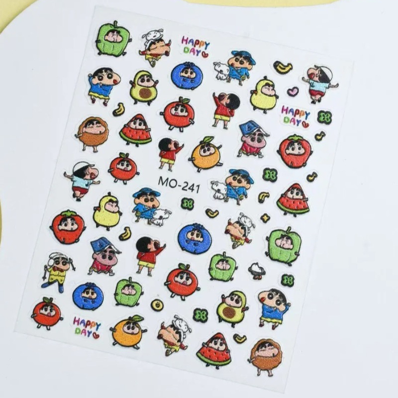 Crayon Shin-chan Creative Pape - Nail Art ulasan dan harga