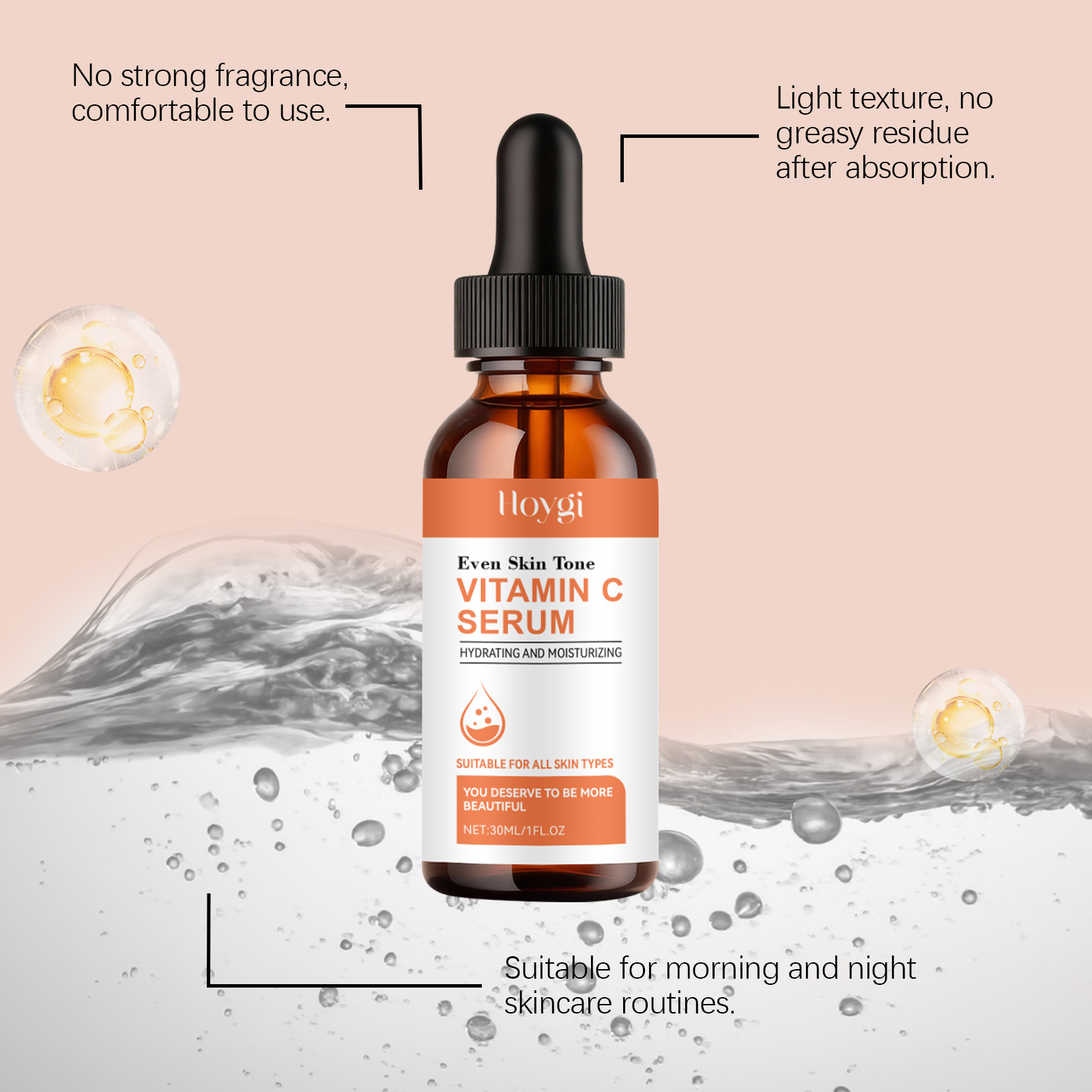 Vitamin C Serum for Face Hyalu - Hyaluronic Acid Facial Serum ulasan dan harga