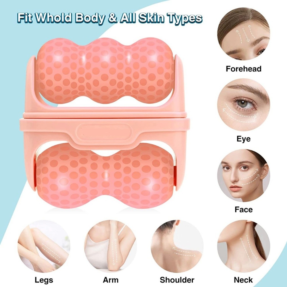 Double Head Ice Roller For Fac - Face Ice Roller Puffiness ulasan dan harga