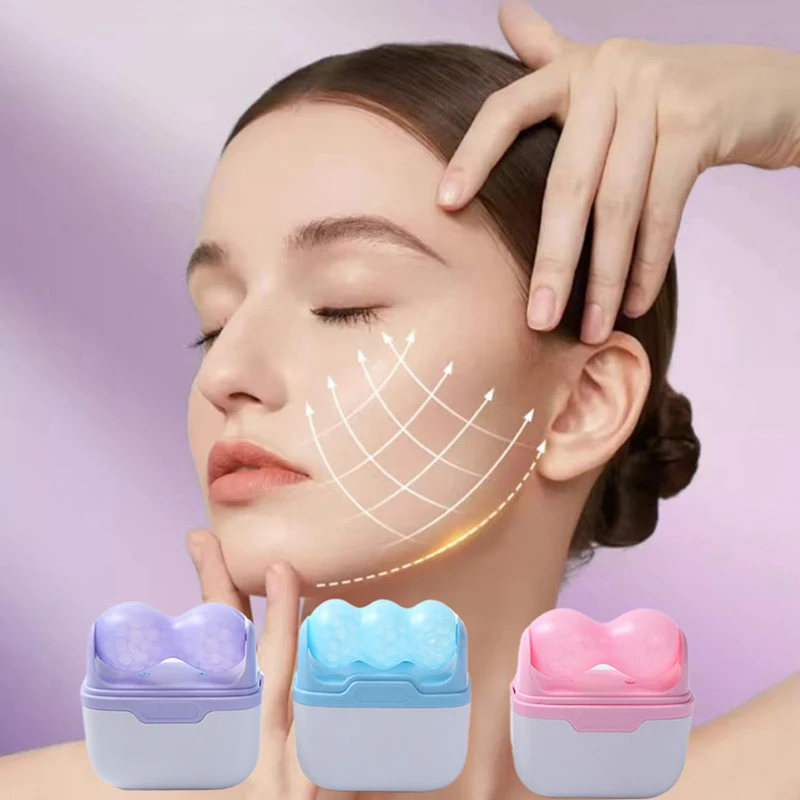 Double Head Ice Roller For Fac - Face Ice Roller Puffiness ulasan dan harga