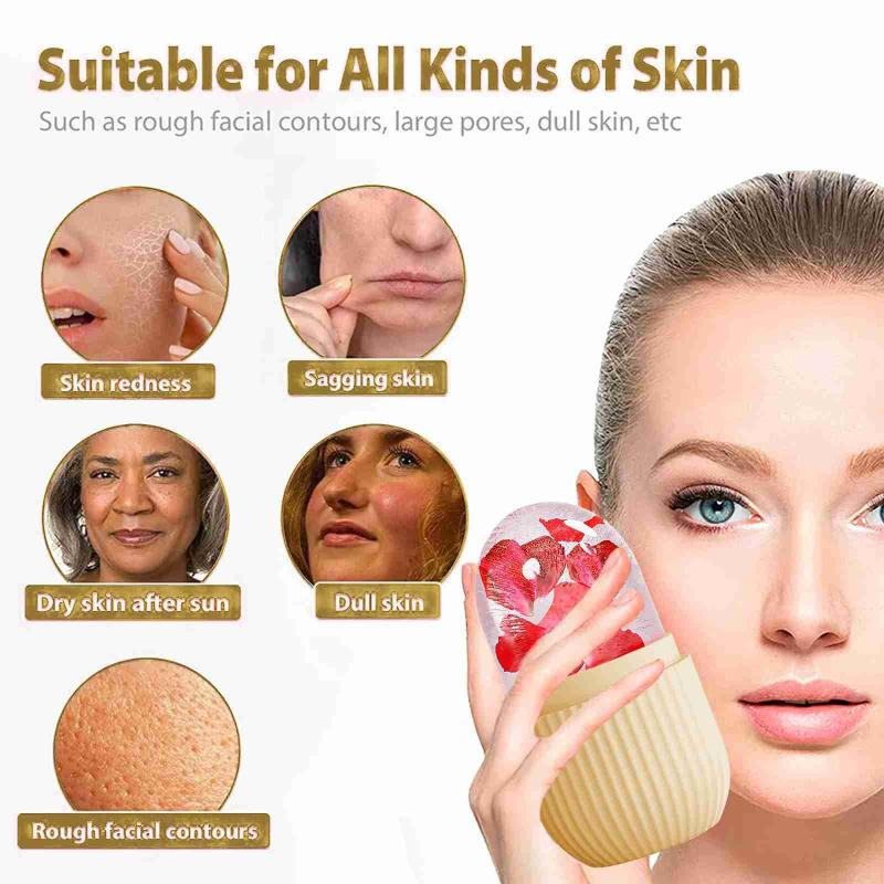 Ice Face Roller Ice Cube Beaut - Face Ice Roller Puffiness ulasan dan harga