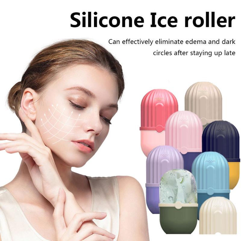 Silicone Ice Cube Face Roller  - Face Ice Roller Puffiness ulasan dan harga