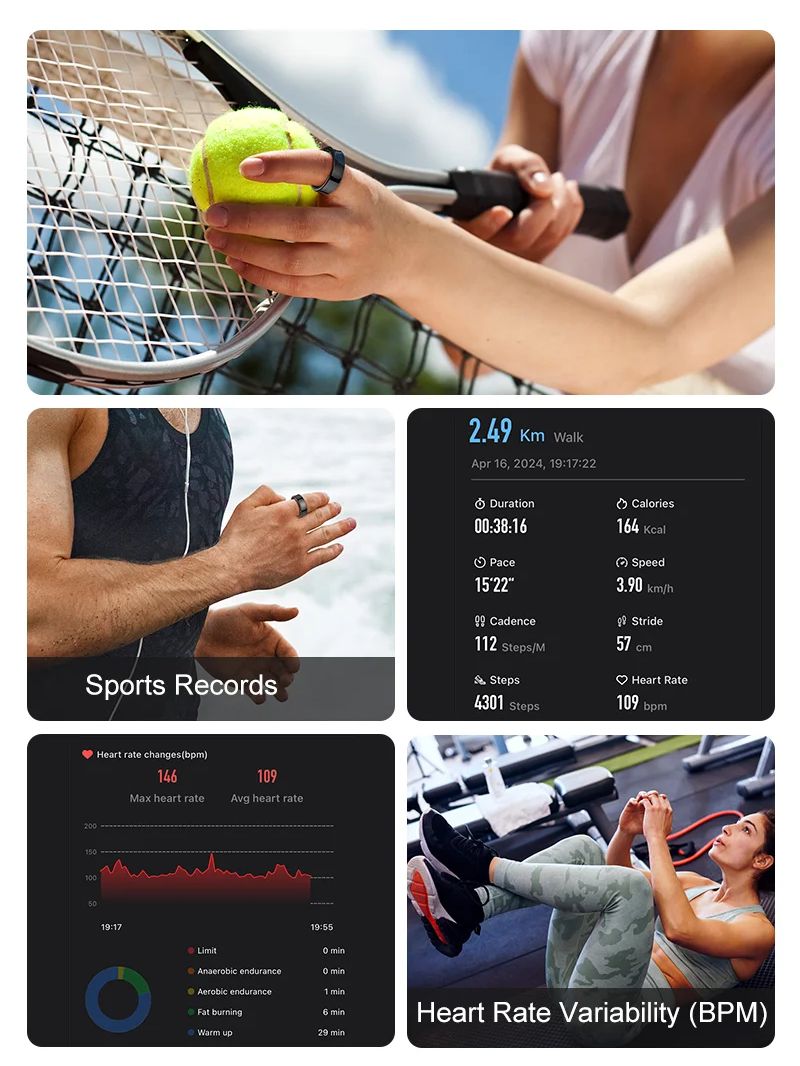 New Smart Ring R09 Health Moni - Health Monitors ulasan dan harga