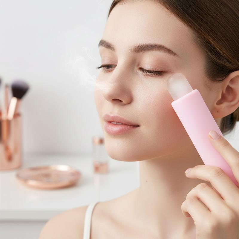 Silicone Cube Tray Shape Ice R - Face Ice Roller Puffiness ulasan dan harga