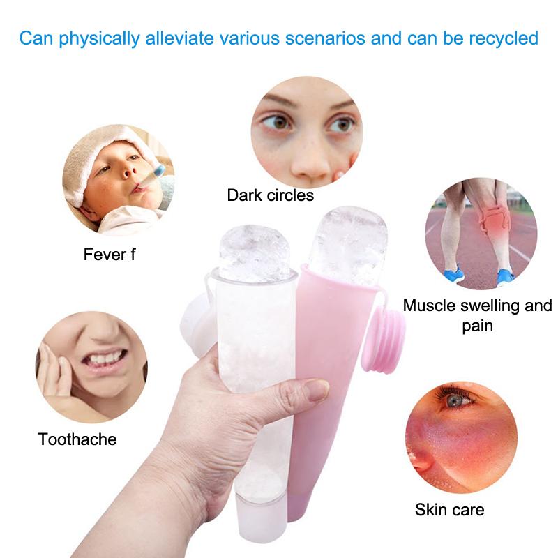 Silicone Cube Tray Shape Ice R - Face Ice Roller Puffiness ulasan dan harga