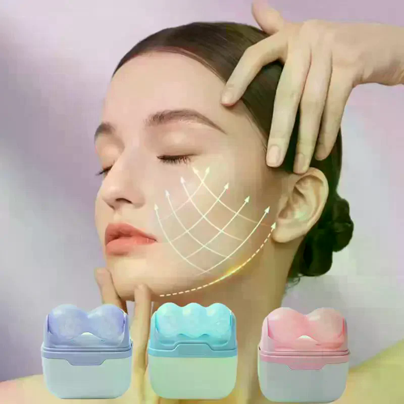 Double Head Ice Roller For Fac - Face Ice Roller Puffiness ulasan dan harga