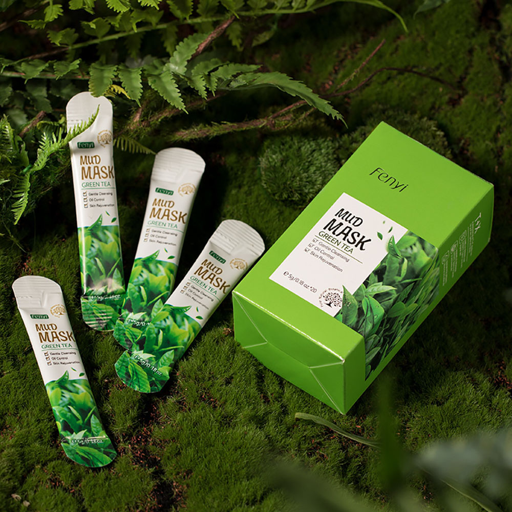 Fenyi Green Tea Clay Mask 5gx2 - Green Tea Cleansing Clay Mask ulasan dan harga